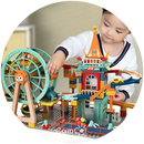 Parque de Diversões com Carrinhos - Aprendizado Divertido!