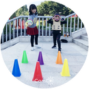 Cones e Argolas - Recreação ao Ar Livre!