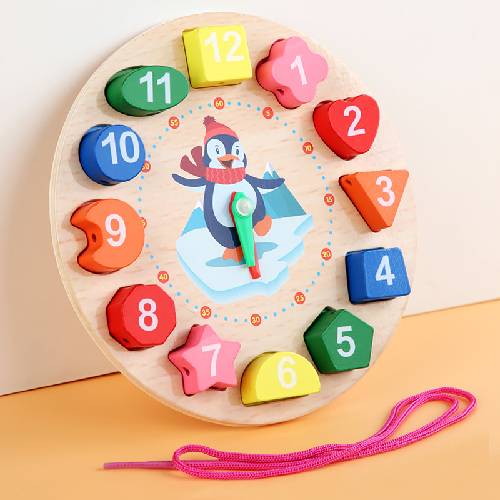 Relógio Geométrico de Números - Aprenda e Brinque!