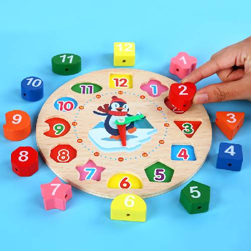 Relógio Geométrico de Números - Aprenda e Brinque!