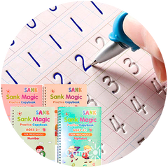 Caderno de Caligrafia Montessori - Pratique, Aprende e Brinque!