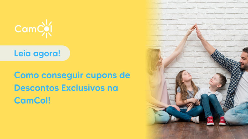 Como conseguir cupons de Descontos Exclusivos na CamCol