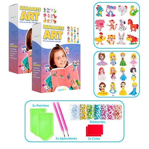 Diamante Art - 2 Caixas