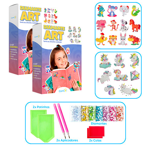 Diamante Art - 2 Caixas