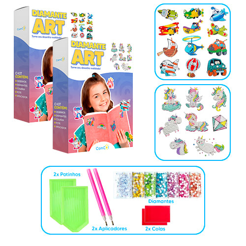 Diamante Art - 2 Caixas