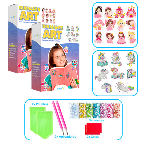 Diamante Art - 2 Caixas