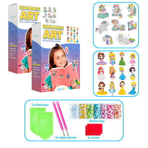 Diamante Art - 2 Caixas