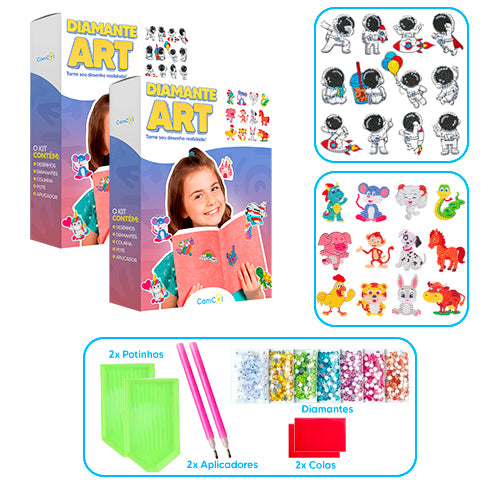 Diamante Art - 2 Caixas