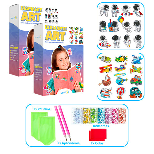 Diamante Art - 2 Caixas