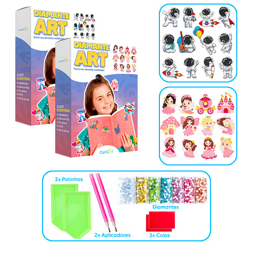 Diamante Art - 2 Caixas