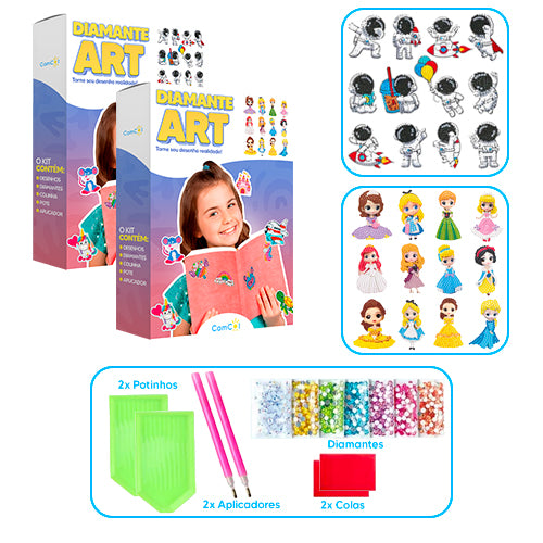Diamante Art - 2 Caixas