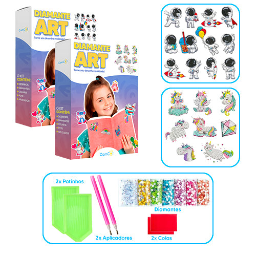 Diamante Art - 2 Caixas