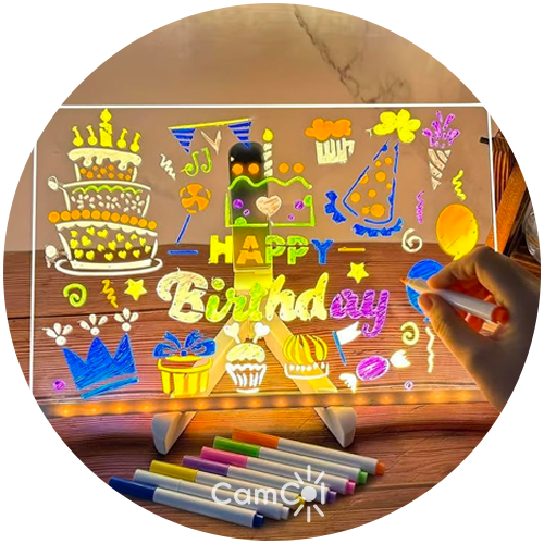 Quadro Criativo - Desenhos Brilhantes!