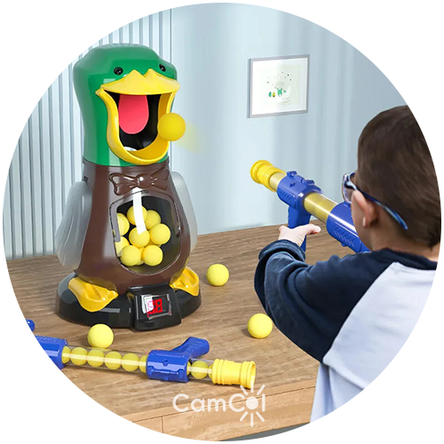 Mire o Pato — Acerto ao Alvo! Brinquedo Interativo 3a+