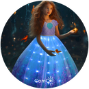 Vestido de Princesas Brilhante - Brilhando com Estilo!