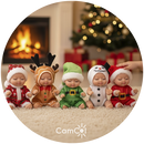 Mini Reborn Natalina – Coleção Encantada de Natal