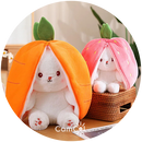 Coelho Orelhudo - Pelúcia 2 em 1!