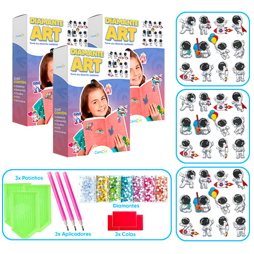 Diamante Art - 3 Caixas