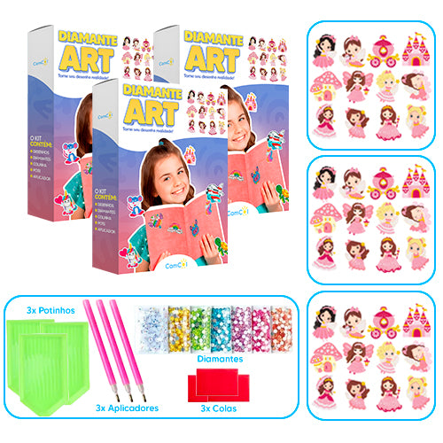 Diamante Art - 3 Caixas