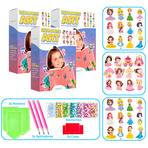 Diamante Art - 3 Caixas