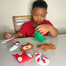 Costura Mágica de Natal - Kit de Costura Montessori