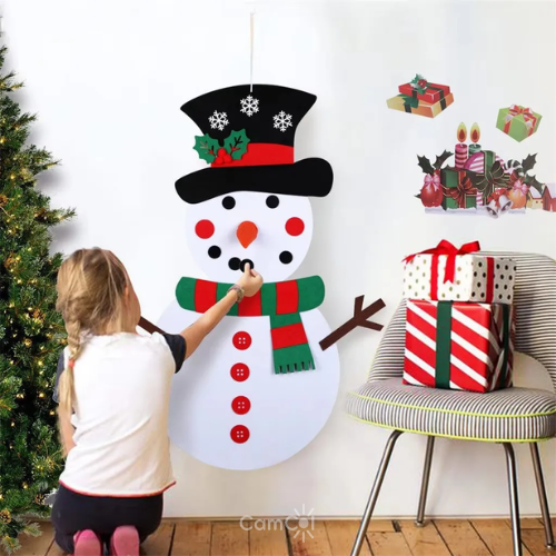 Boneco de Neve Montessori - Se Divirta no Natal