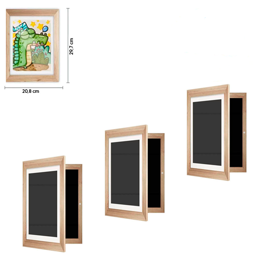 Quadro Guarda Lembranças - 3 Unidades! (Tamanho A4)