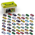 Mega Caixa de Carrinhos - Garagem Completa!