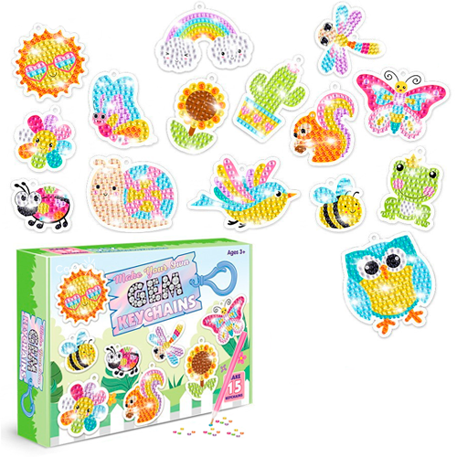 Chaveiro Art - Chaveirinho de Diamantes!