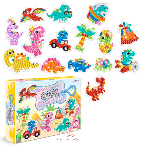 Chaveiro Art - Chaveirinho de Diamantes!