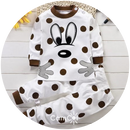 Conjunto de Pijama de Algodão - Personagens Adoráveis!