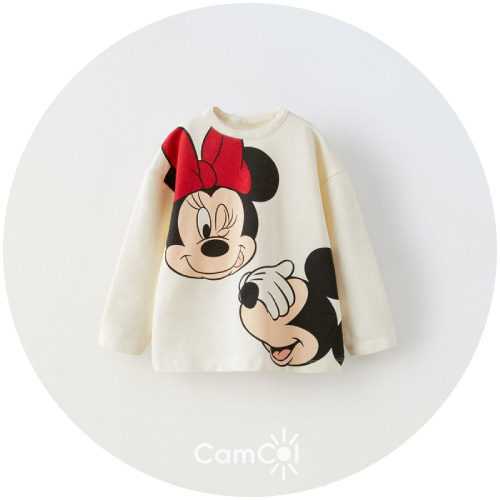 Camisa Manga Longa Minnie - Um Clássico Disney!