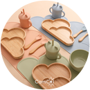 Conjunto Alimentação Nuvem Bambu - Kit Completo (6 Peças)