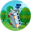 Garrafa Ônibus Aventura Kids - Levar água para onde for!