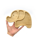 Prato Alimentação Bambu - Coleção Meu Animalzinho (1 Peça)