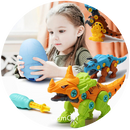 Dinossauro de Montar - Montagem Divertida!