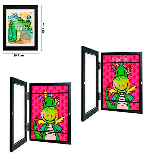 Quadro Guarda Desenhos - 2 Unidades! (Tamanho A4)