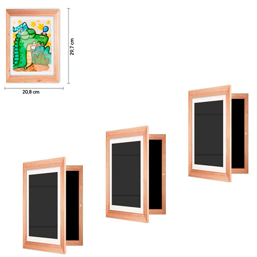 Quadro Guarda Desenhos - 3 Unidades! (Tamanho A4)