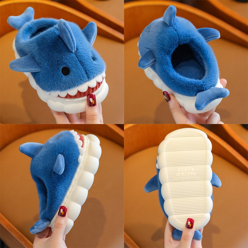 Pantufa Baby Shark - Passinhos Divertidos com Estilo!
