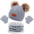 Gorro, Cachecol e Luva Infantil - Trio Proteção -  1 a 3 Anos!