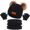 Gorro, Cachecol e Luva Infantil - Trio Proteção -  1 a 3 Anos!