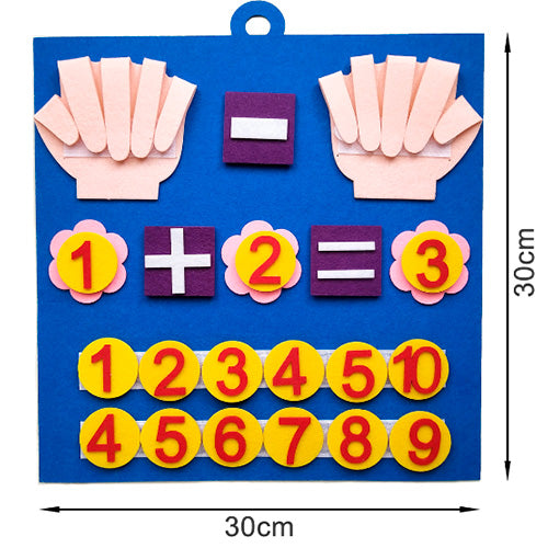 Estudando os Números de Feltro - Brinque e Aprenda!
